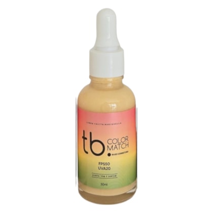 Base Corretora TbColor Match Talita Bariquello cor Amarelo