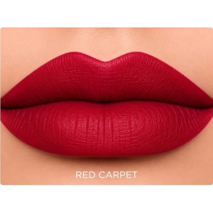 Batom liquido hidratante matte Pramaquiar cor Red Carpet