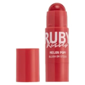 Blush Stick Melon POP Ruby Kisses bastão creme cor Peach