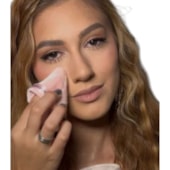 Esponja de veludo com bolso Pramaquiar Peach Perfect puff