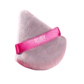 Esponja puff veludo triangular gota Ruby Kisses cor CINZA