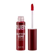 Gloss labial Butter Bomb Kiss NY Ruby Kisses cor Blooded