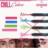 Lapis olhos Chill Colors Catharine Hill prova d'agua PINK