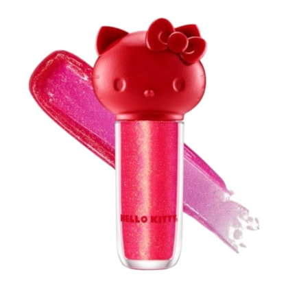 Lip Oil Labial Bt Hello Kitty Bruna Tavares brilho cor Birthday