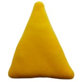 MINI Esponja Le Vangee Bee veludo triangular puff Amarela