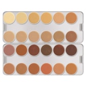 Paleta 24 cores Camuflagem Corretivo Dermacolor Kryolan K
