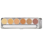 Paleta 6 cor Camuflagem Corretivo Dermacolor Kryolan mod H H