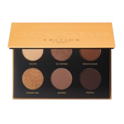 Paleta 6 sombras compactas CLASSIC Oceane matte cintilante