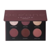 Paleta 6 sombras compactas Glorious Oceane matte cintilante