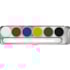 Paleta corretivos creme coloridos Supracolor Kryolan 6 cores