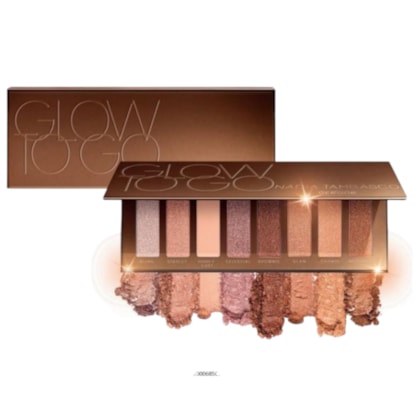 Paleta de 8 sombras compactas GLOW TO GO Oceane