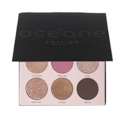 Paleta de 9 sombras compactas Unique Oceane matte cintilante