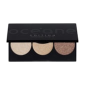 Paleta iluminadores pó compacto 3 cores Highlight Oceane