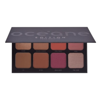 Paleta multiuso pó compacto blush contorn ilumin Face Oceane