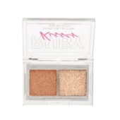 Paleta sombras Ruby Kisses Duo Shine Collection modelo Gold