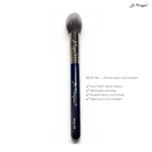 Pincel maquiagem duo fiber para iluminador Le Vangee BETA 6