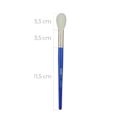 Pincel maquiagem esfuma iluminado facial Lully Makeup L28091